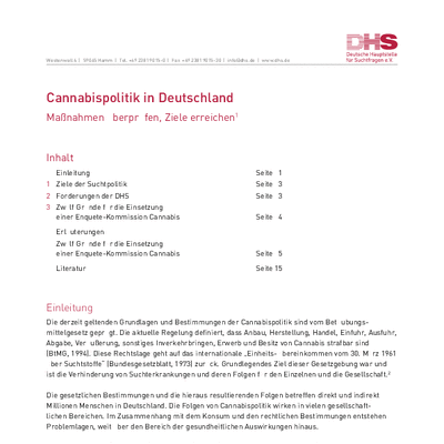 Cannabispolitik in Deutschland